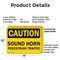 Signmission No Pedestrian Traffic OSHA Caution Sign, Plastic, 14in W x 10in L, 2PK OS-2PACK-CL-P-1014-L-19981 - alternate 5